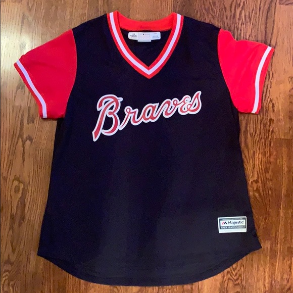 atlanta braves majestic jersey